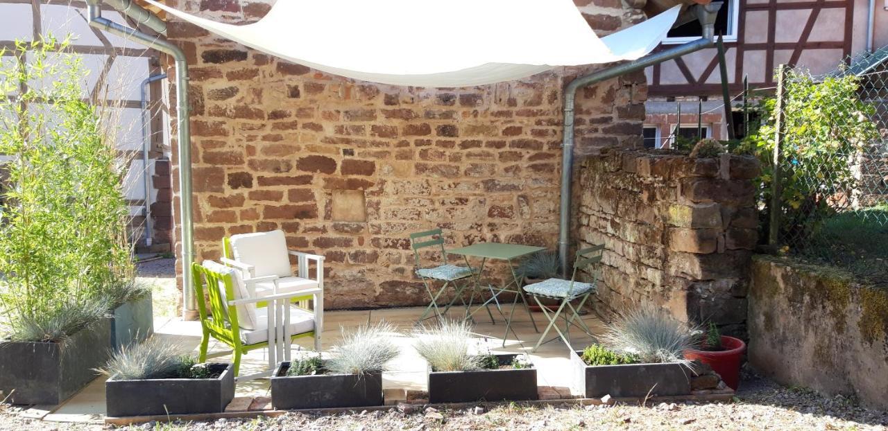 Gite Pour 2 Wingen Exterior photo